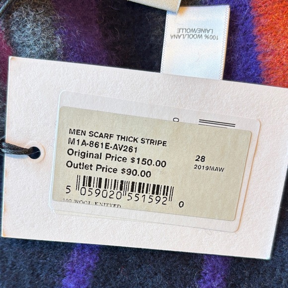 Paul Smith Multicolor Wool Scarf - Picture 2 of 5